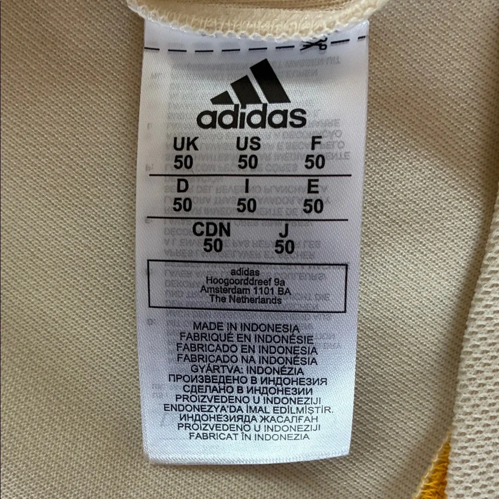 Adidas Men’s Official NHL STL Blue Cream Gold Hockey Jersey 50 NWT